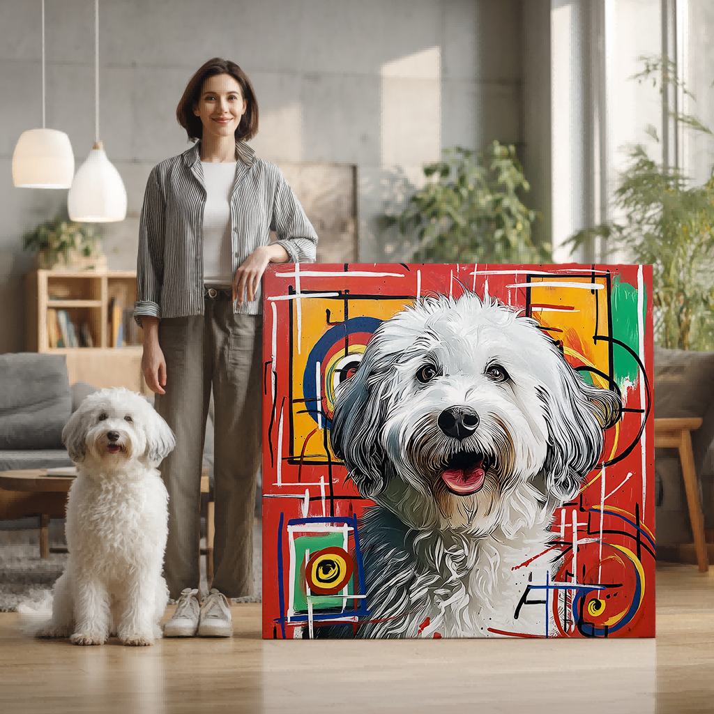 Color Me Pup Texture Portrait