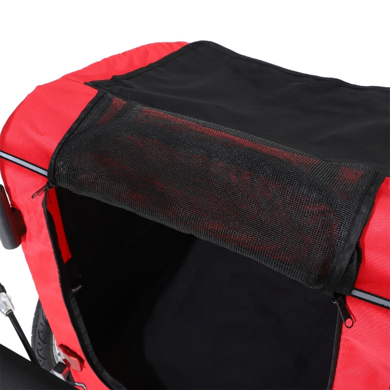 Pet Dog Bicycle Trailer Jogger with Suspension - FurryTails Haven