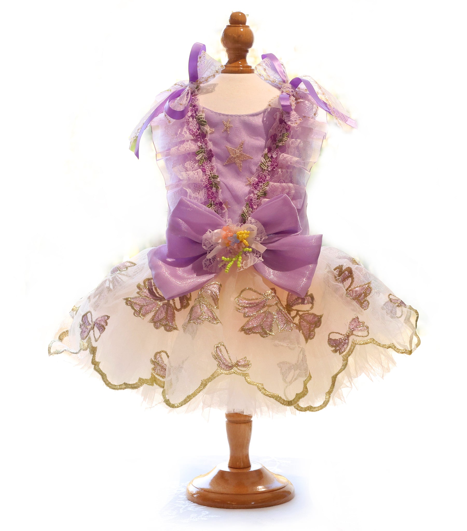 Lavender Star Princess Dog Dress