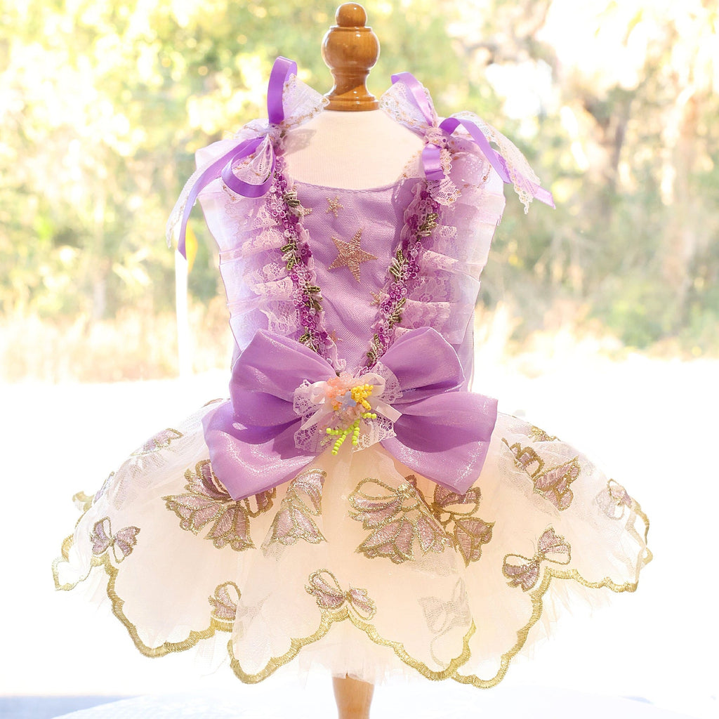 Lavender Star Princess Dog Dress