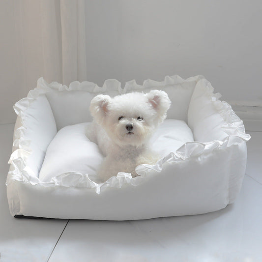 Princess Dog Bed Sofa Pet for Small Dogs Cat - FurryTails Haven