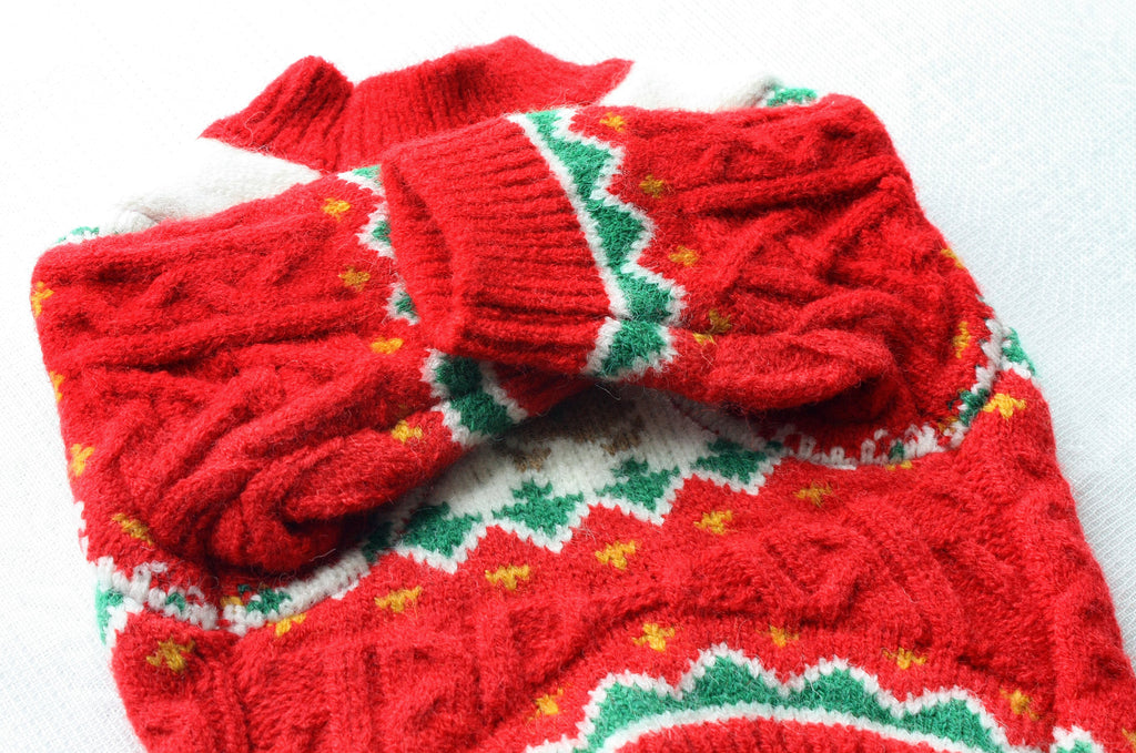 Christmas sweater+hat red XXL