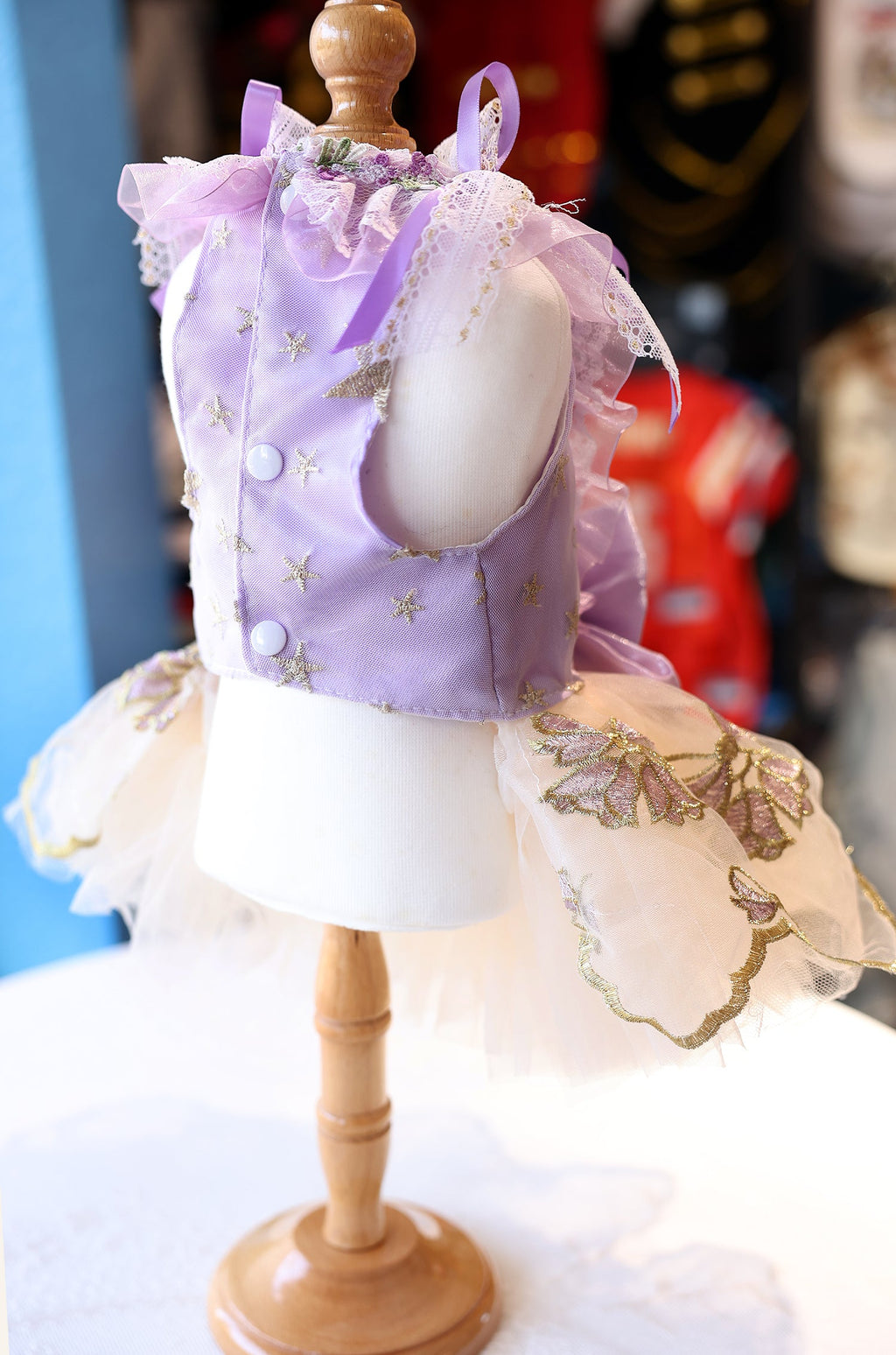 Lavender Star Princess Dog Dress