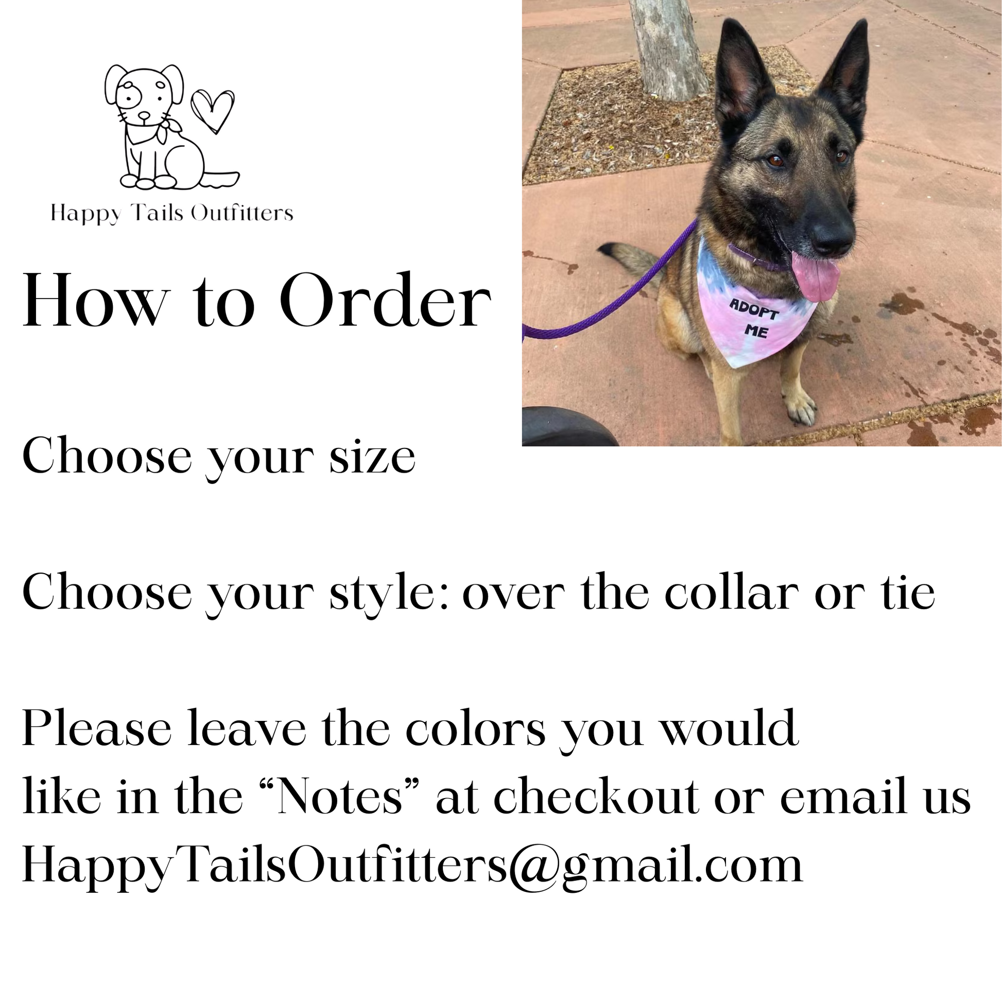 Adopt Me I'm A Foster Tie Dye Dog Bandana New Arrival - FurryTails Haven