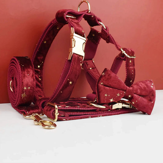 Velvet Wine Star Set - FurryTails Haven