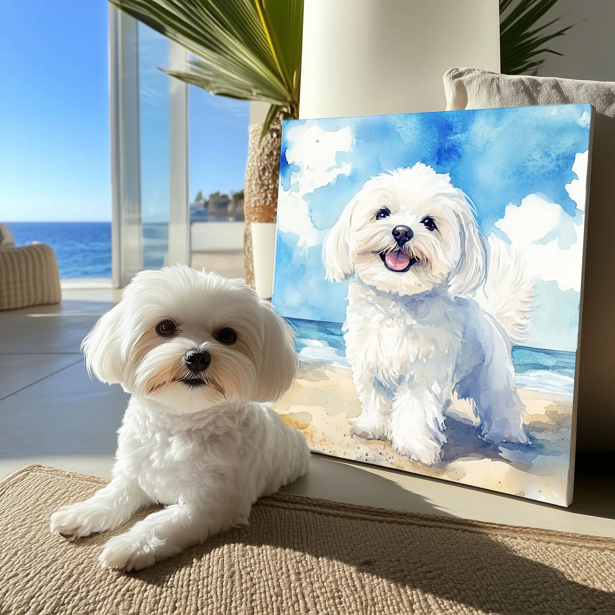 Beach Pet Texture Portrait