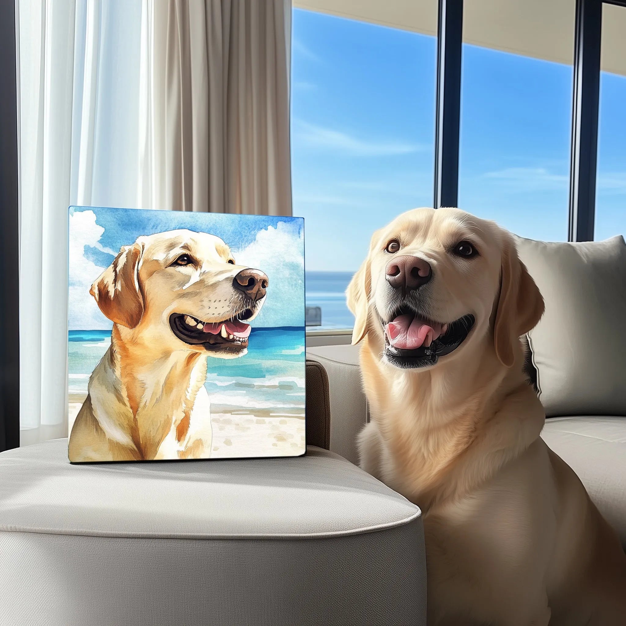 Beach Pet Texture Portrait