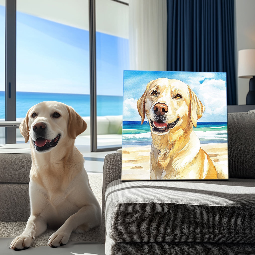 Beach Pet Texture Portrait