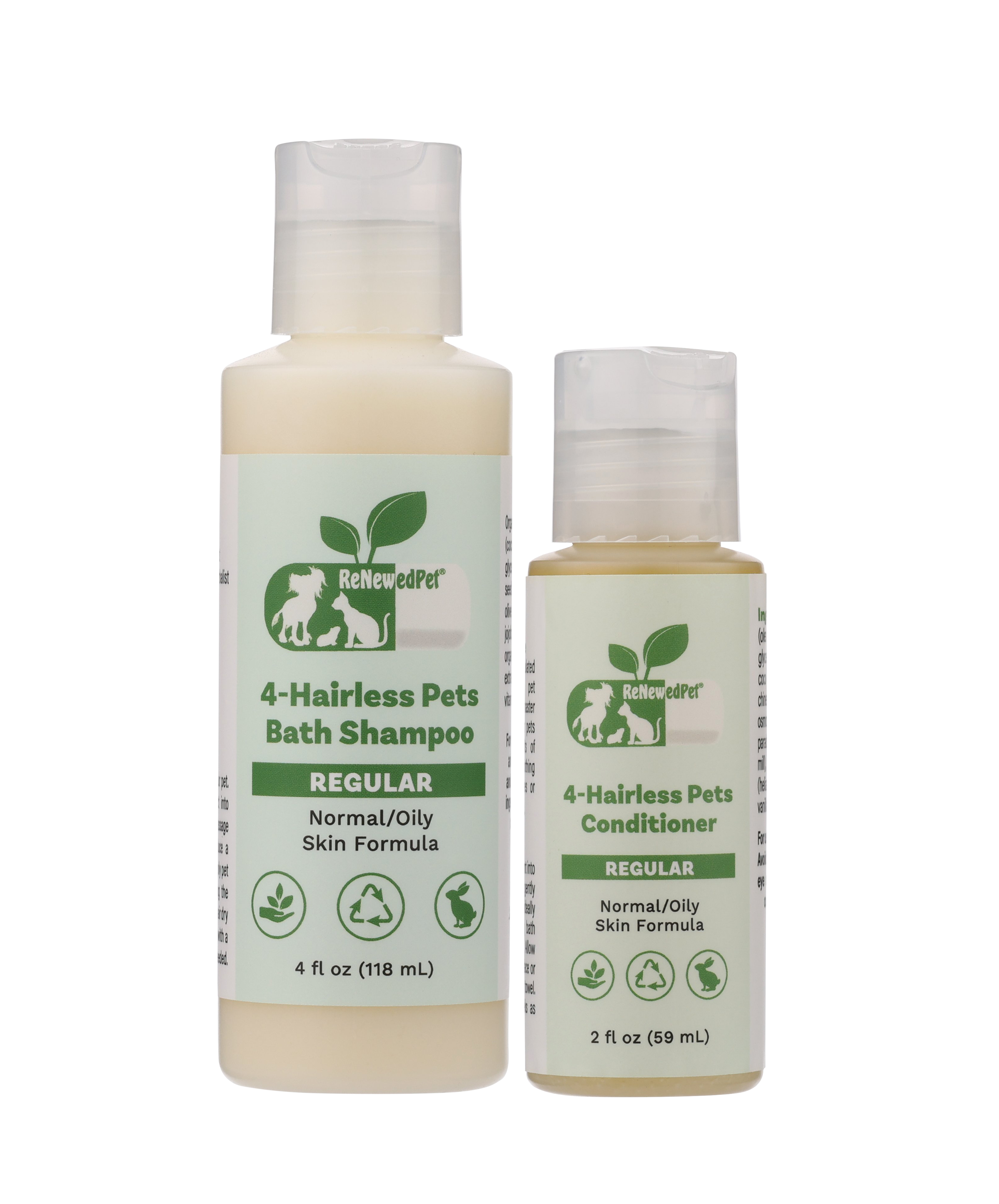 4-HAIRLESS PETS PETS REGULAR SHAMPOO & CONDITIONER