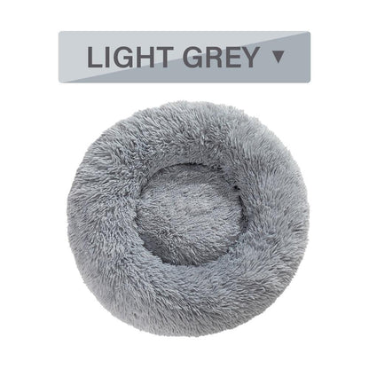 The Snugglepaws Plush Donut Pet Bed: Luxuriously Cozy Haven For Dogs And Cats