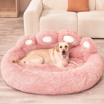 Big Paw Plush Pet Sofa Bed - FurryTails Haven