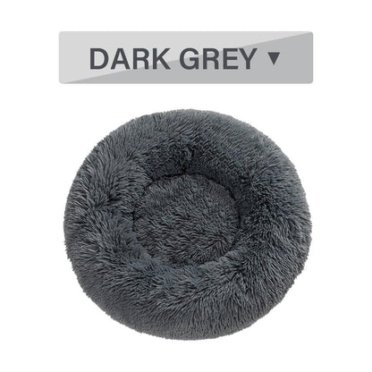The Snugglepaws Plush Donut Pet Bed: Luxuriously Cozy Haven For Dogs And Cats