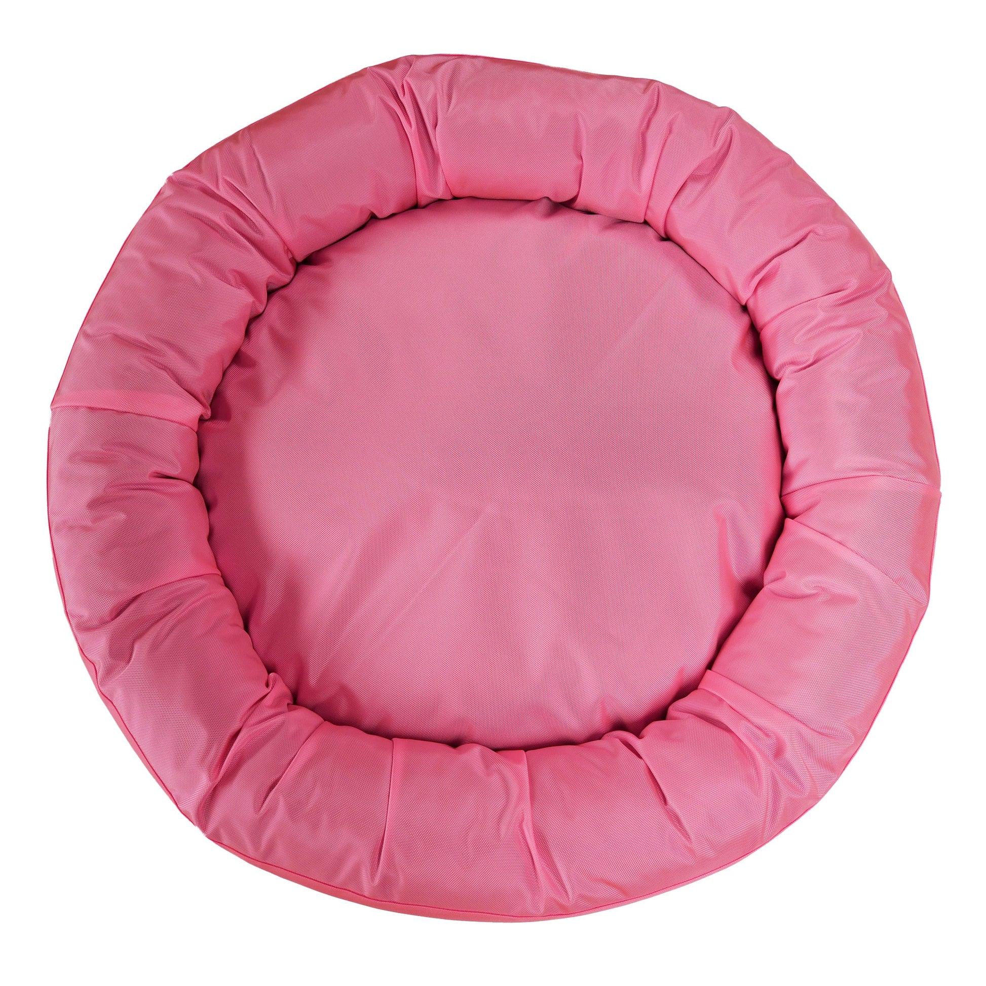 Dog Bed - Round Bolstered Armor™ 'F#ck Cancer' - FurryTails Haven