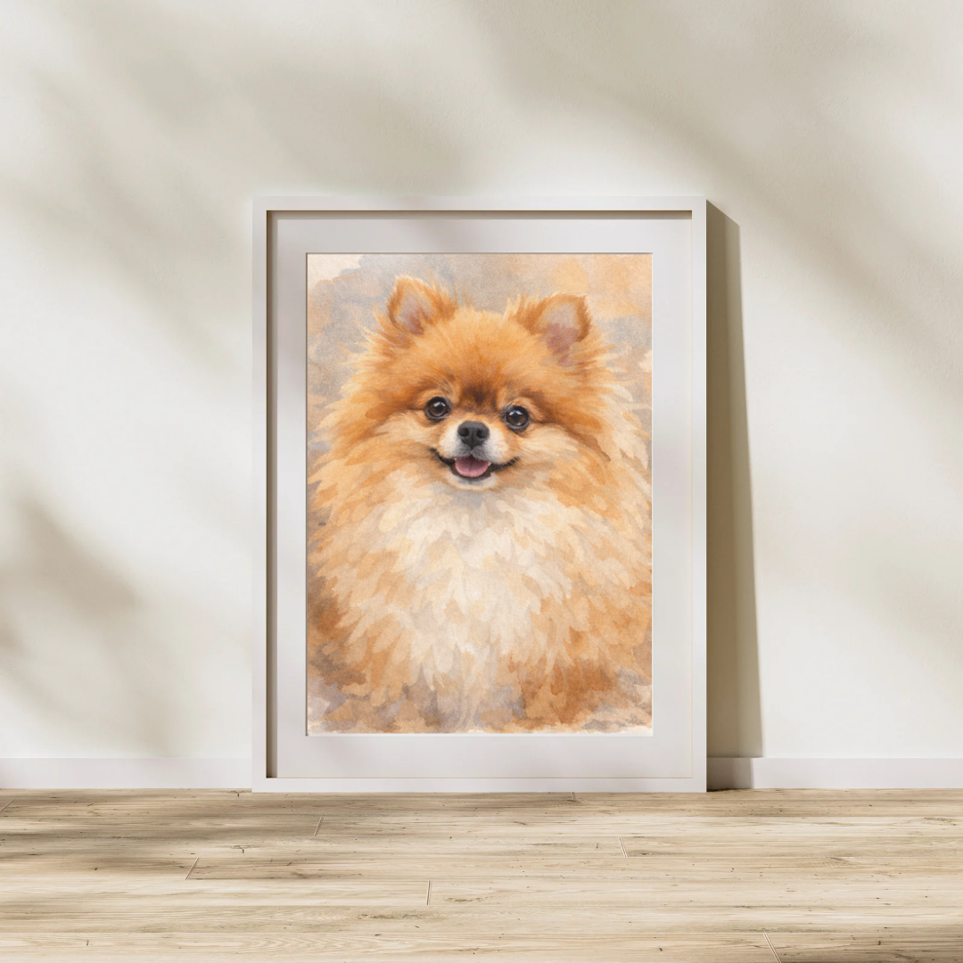 Watercolor painting - customs - FurryTails Haven