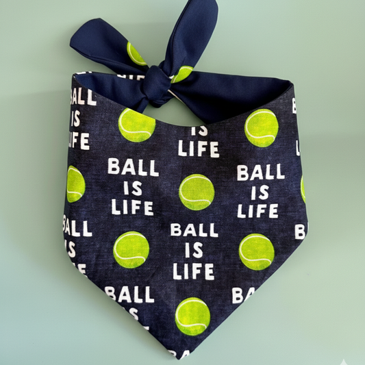 Ball Is Life Dog Bandana Best Seller - FurryTails Haven
