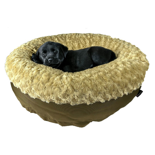 Dog Bed - Round Bolstered Furvana™ - FurryTails Haven