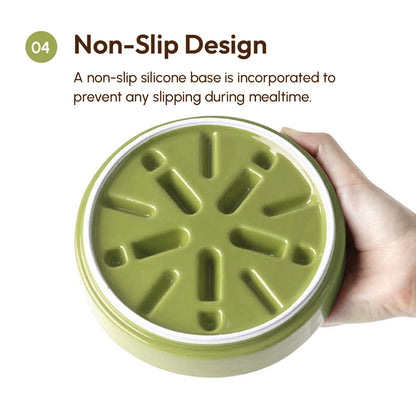 [Macaroni] Slow Feeder Dog Bowls - Yellow / Frozen Blue / Purple - FurryTails Haven