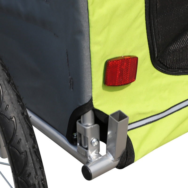 Pet Dog Bicycle Trailer Jogger with Suspension - FurryTails Haven