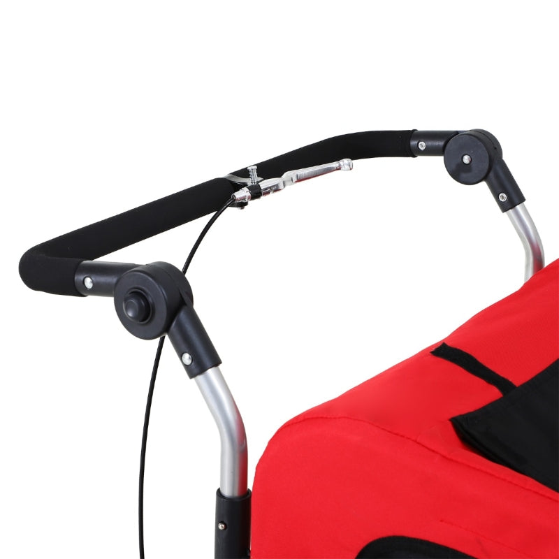 Pet Dog Bicycle Trailer Jogger with Suspension - FurryTails Haven