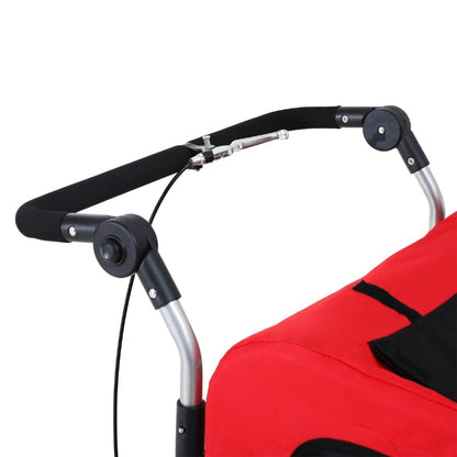 Pet Dog Bicycle Trailer Jogger with Suspension - FurryTails Haven