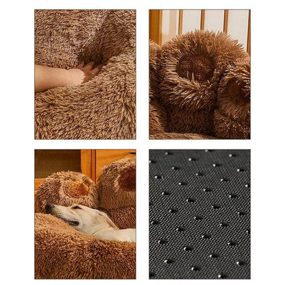 Big Paw Plush Pet Sofa Bed - FurryTails Haven
