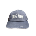 Dog Mom Distressed Cap - Scotland Blue