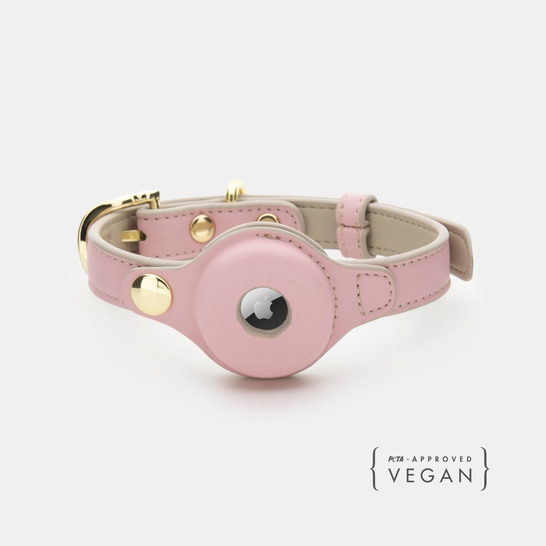 Collar - Air Tag Enabled - Vegan Leather - Cupertino