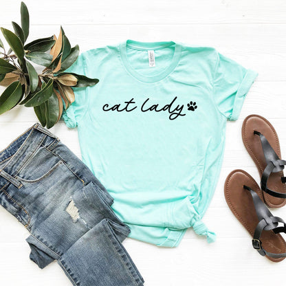 Cat Lady T-Shirt - FurryTails Haven
