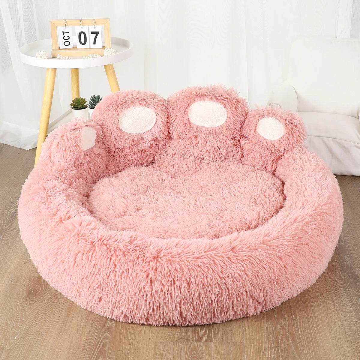 Big Paw Plush Pet Sofa Bed - FurryTails Haven