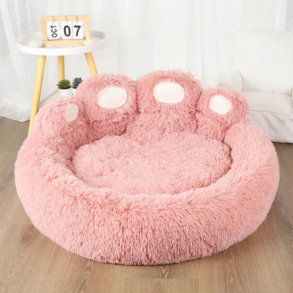 Big Paw Plush Pet Sofa Bed - FurryTails Haven