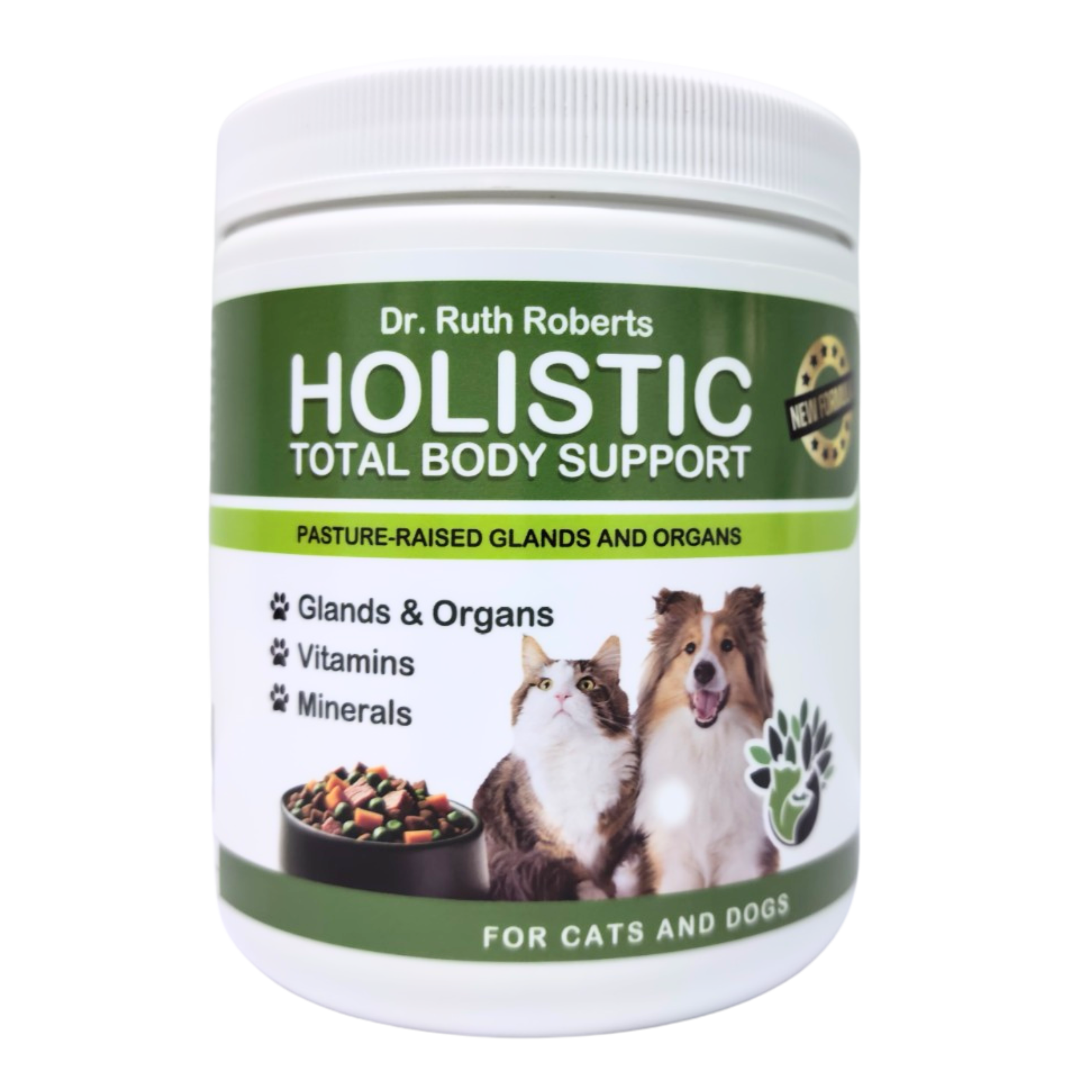 Holistic Total Body Support – Multivitamin & Glandular Support for Dogs and Cats