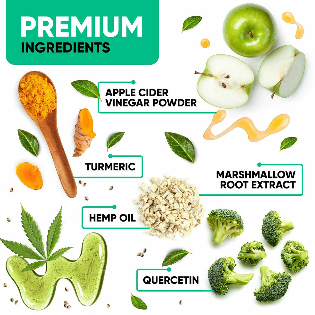 Kinpur Pet Care Natural Dog Allergy Chews 180 Treats Itch Relief