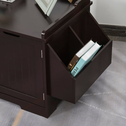 Cat Litter Box Nightstand End Table Enclosure - FurryTails Haven